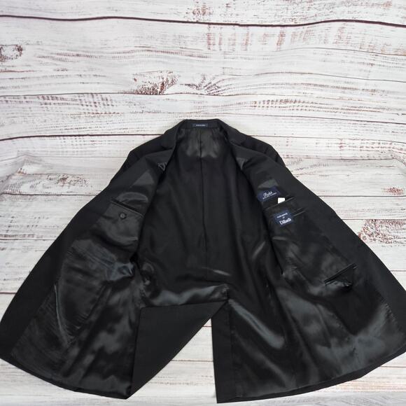 Ralph Lauren Blazer Mens 38R Black Wool Two Button Lined Sport Coat Professional - Picture 5 of 14
